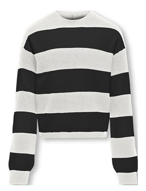 Se Kids Only Kogfranca Short L/S Stripe Knt Noos Kids Only Patterned ved Booztlet