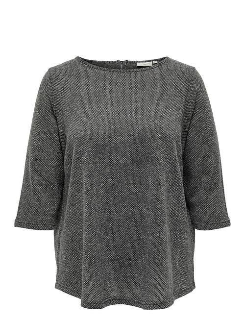 Se ONLY Carmakoma Carmartha 3/4 Top ONLY Carmakoma Grey ved Booztlet