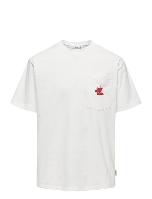 ONLY & SONS Onsarchie Life Rlx Ss Tee ONLY & SONS White