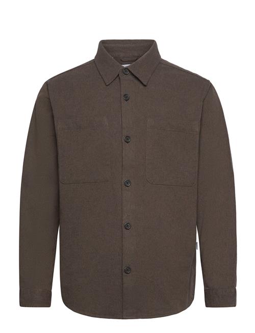 Selected Homme Slh-Heavy Twill Overshirt Ls Noos Selected Homme Brown