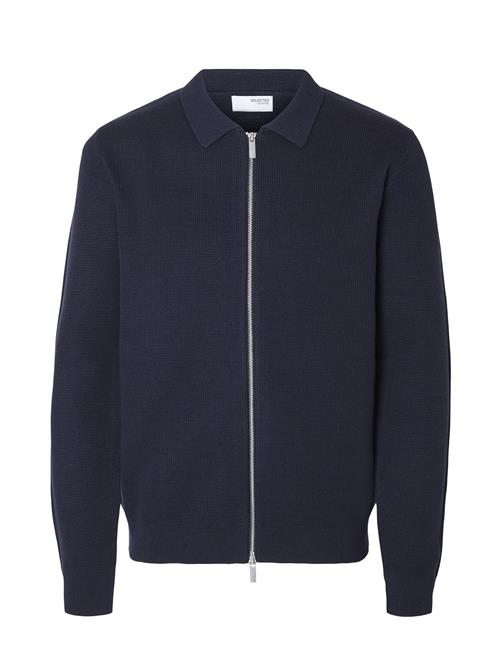 Selected Homme Slhdane Ls Knit Structure Cardigan Noos Selected Homme Navy