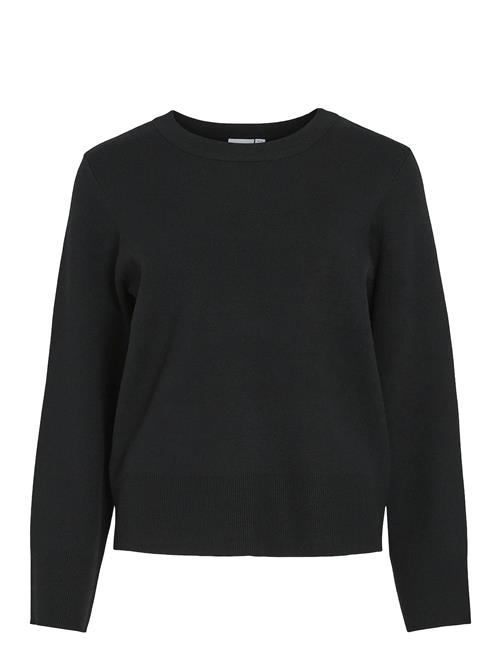 Vila Vicassie O-Neck L/S Knit Top - Noos Vila Black