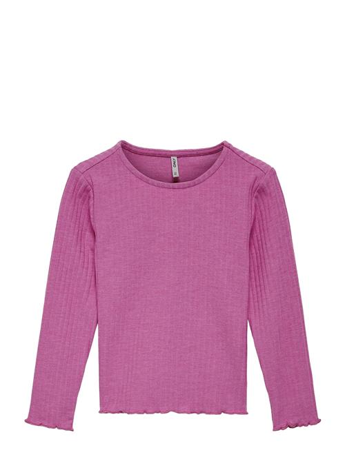 Kids Only Kmgnella L/S O-Neck Top Jrs Kids Only Pink