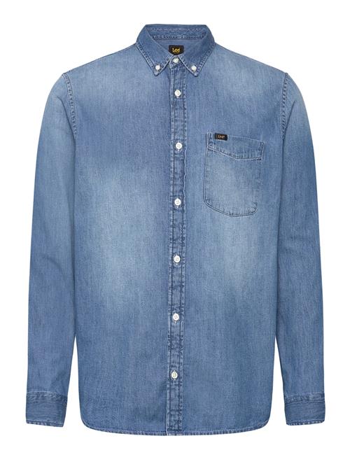 Lee Button Down Lee Jeans Blue