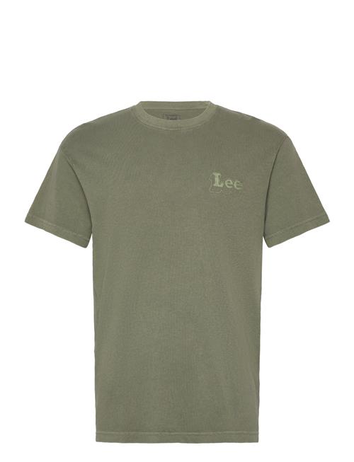 Se Lee Jeans Subtle Relaxed Tee Lee Jeans Green ved Booztlet