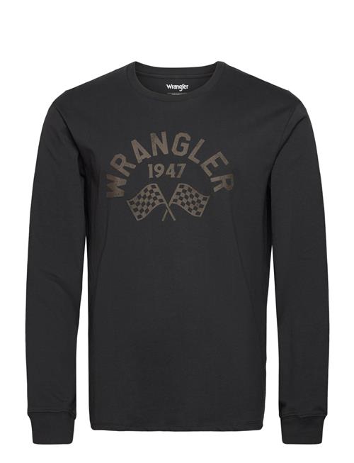 Ls Graphic Tee Wrangler Black