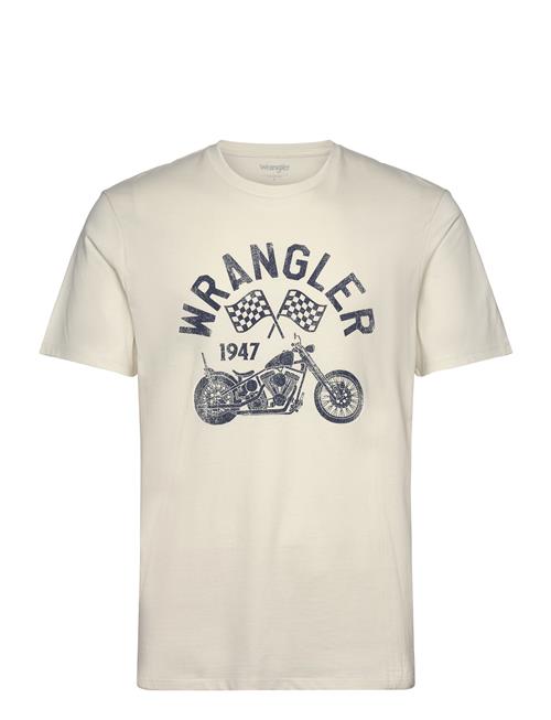 Se Wrangler Americana Tee Wrangler Cream ved Booztlet