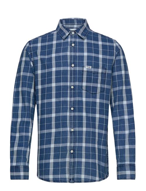 1 Pkt Shirt Wrangler Blue