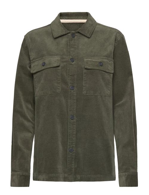 Akoscar Cord Overshirt Anerkjendt Green