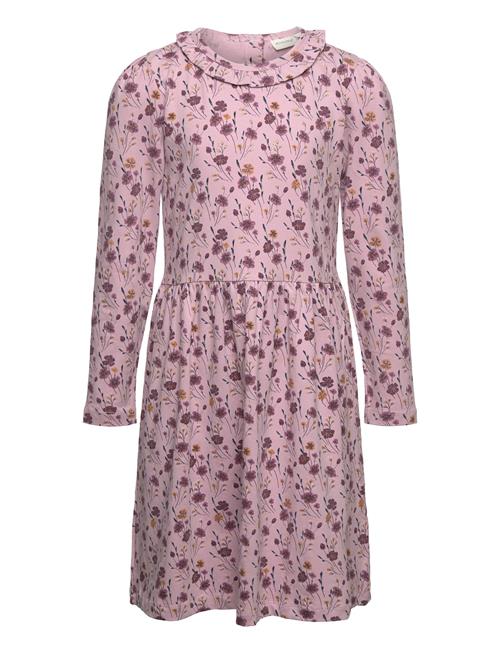 Minymo Dress Ls Aop Minymo Pink