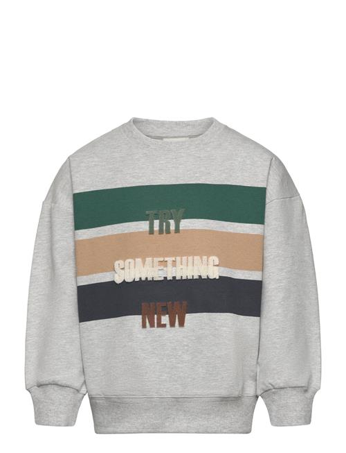 Se Minymo Sweatshirt Ls Minymo Grey ved Booztlet