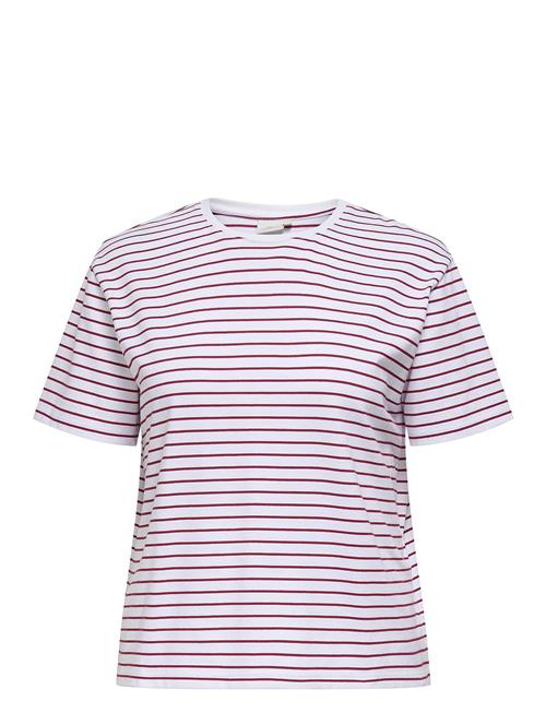 ONLY Carmakoma Carkatuka S/S O-Neck Tee Jrs ONLY Carmakoma White