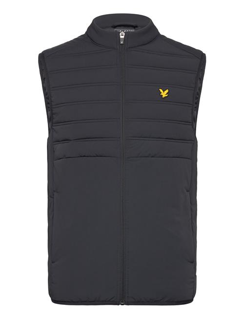 Hybrid Double Baffle Gilet Lyle & Scott Sport Black