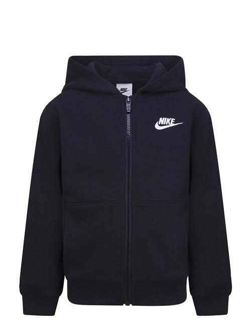 Se Nike Nike Sportswear Club Full-Zip Hoodie Nike Black ved Booztlet