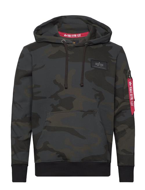 Se Alpha Industries Back Print Hoody Camo Alpha Industries Patterned ved Booztlet