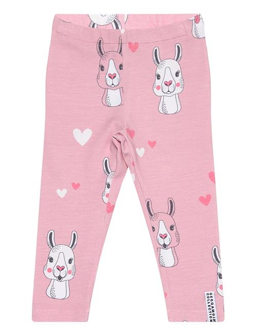 Bamboo Leggings Pink Lama Geggamoja Pink