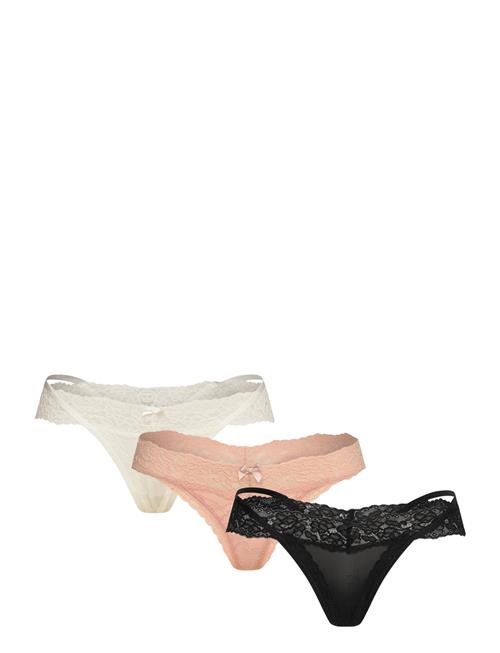 Se Hunkemöller 3-Pack String R Hunkemöller Black ved Booztlet