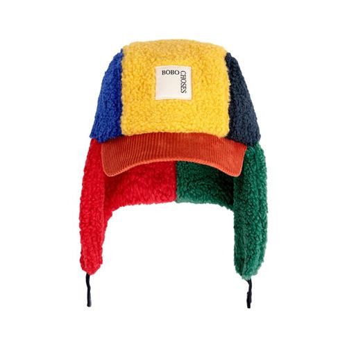 Bobo Choses Kontrastfarvet Vinterhue Til Baby Multifarvet 45 cm  Rød  45 cm  Unisex