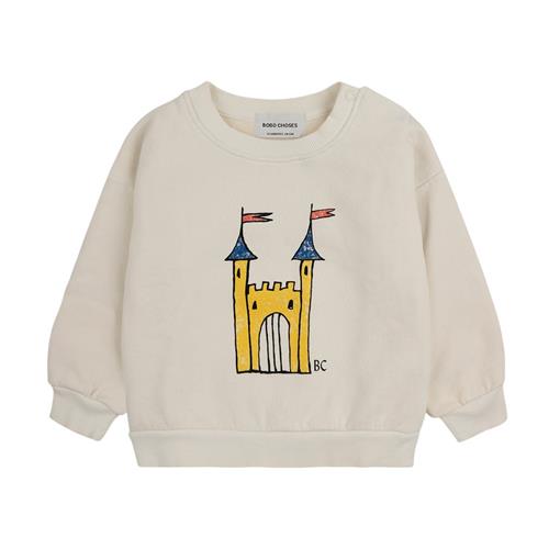 Se Bobo Choses Faraway Castle Baby Sweatshirt Naturhvid |  | 9 months ved Babyshop