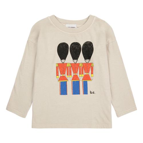 Se Bobo Choses Little Tin Soldiers Langærmet T-shirt Beige | Beige | 2-3 years ved Babyshop