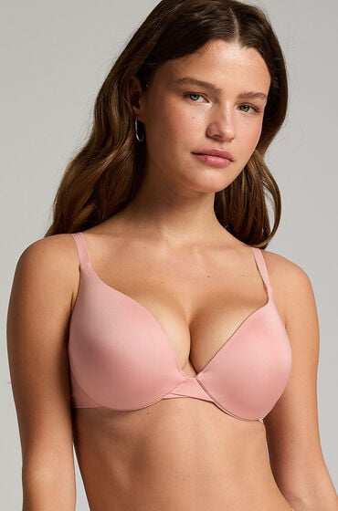 Hunkemöller Formstøbt pushup-bøjle-bh Smooth pink