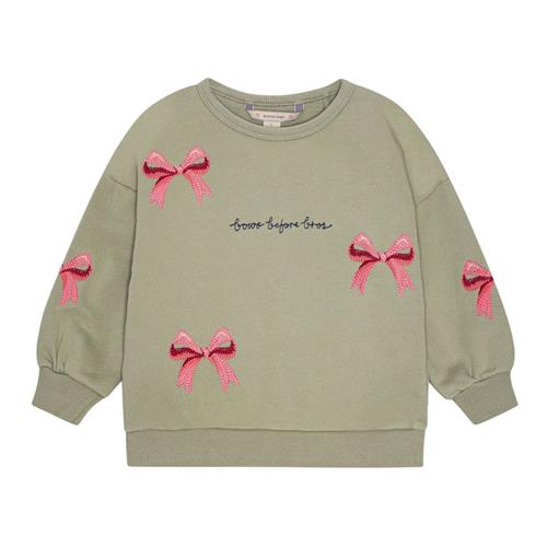 Konges Sløjd Lou Bow Sweatshirt Tea | Grønn | 18 months