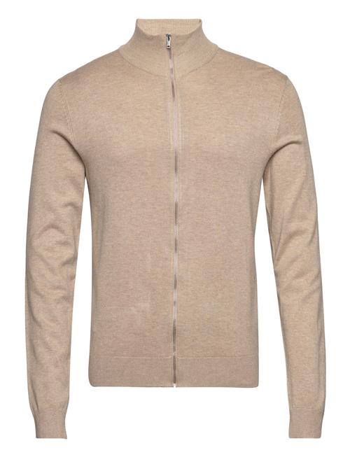 Lindbergh Ecovero L/S Zip Cardigan Lindbergh Beige