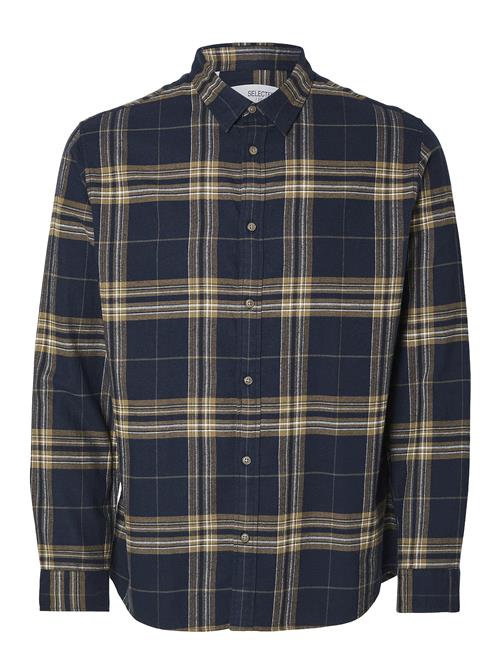 Selected Homme Slhslimowen-Brushed Shirt Ls Noos Selected Homme Navy