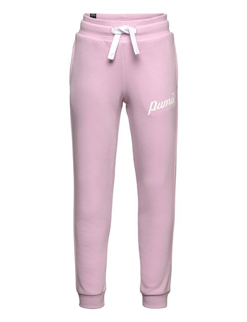 PUMA Ess+ Script Pants Tr G PUMA Pink