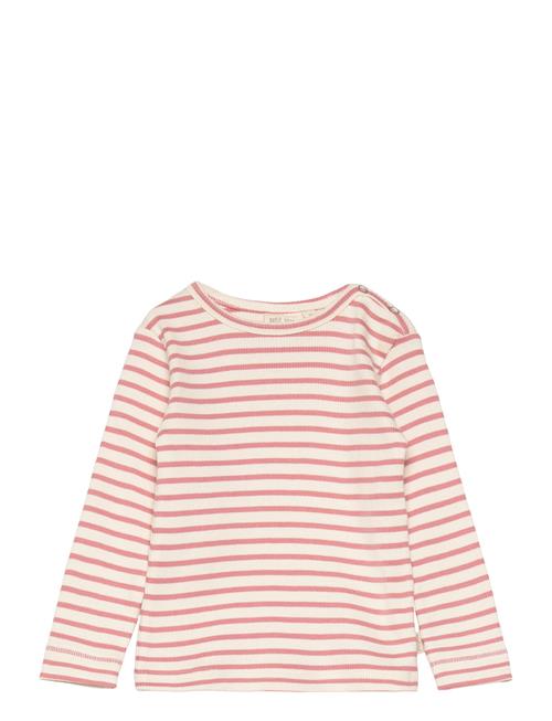 Petit Piao T-Shirt L/S Modal Striped Petit Piao Pink