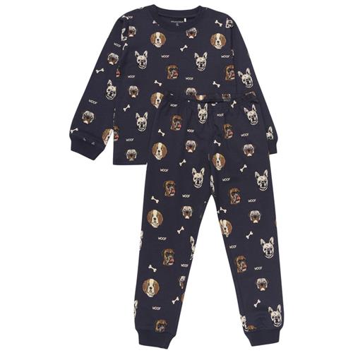 Minymo Set Pyjamas Parisian Night | Blå | 122 cm