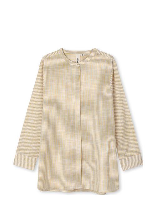 Se Juna Monochrome Lines Ida Shirt Juna Beige ved Booztlet