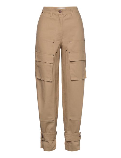 REMAIN Birger Christensen Canvas Cargo Pants REMAIN Birger Christensen Brown