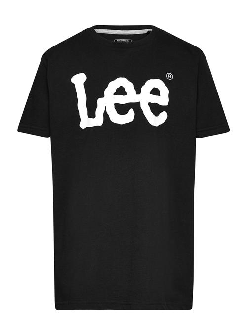 Se Lee Jeans Wobbly Graphic T-Shirt Lee Jeans Black ved Booztlet