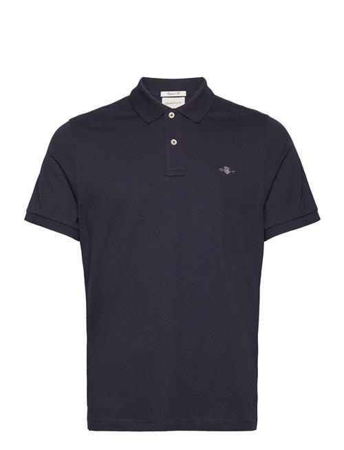 GANT Reg Shield Ss Pique Polo GANT Navy