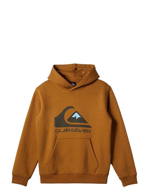 Se Quiksilver Big Logo Hoodie Youth Quiksilver Brown ved Booztlet