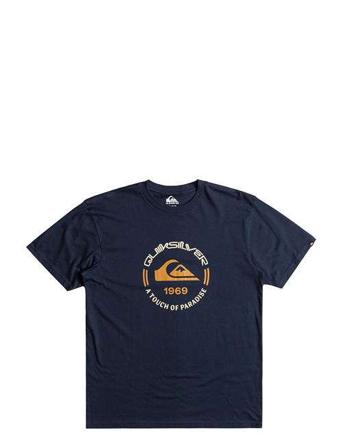 Se Quiksilver Circle Logo Ss Quiksilver Navy ved Booztlet