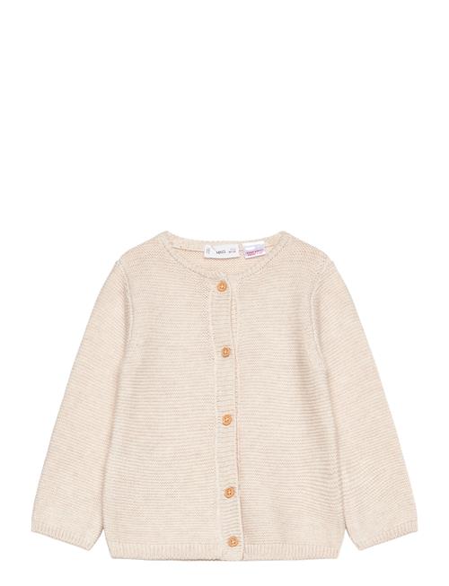 Button Knit Cardigan Mango Cream