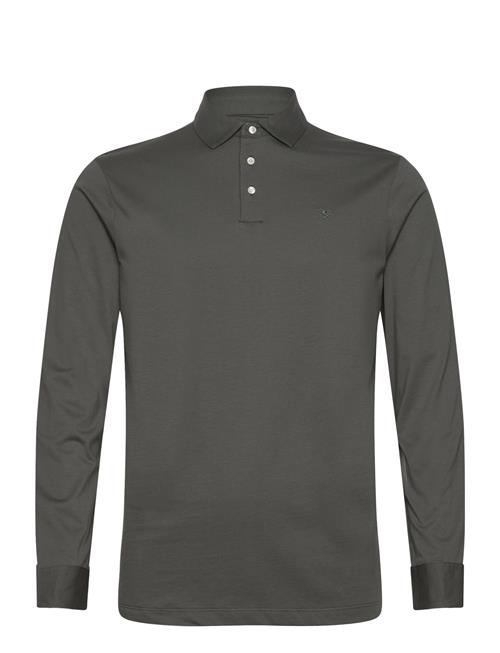 Se Hackett London Pima Cotton Polo Ls Hackett London Green ved Booztlet