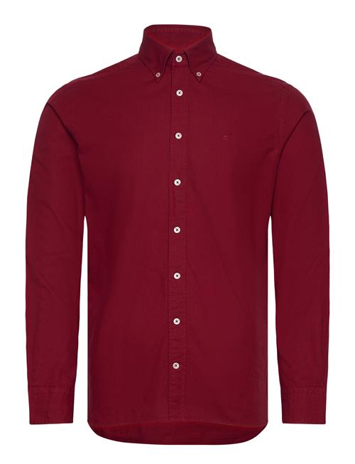 Hackett London Ess Gmt Dyed Oxford Hackett London Burgundy