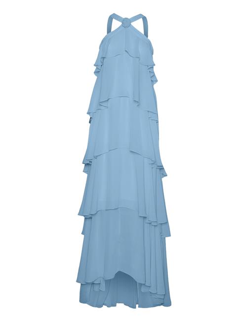 Vero Moda Vmfelicia Sl Ruffle Maxi Dress Exp Vero Moda Blue