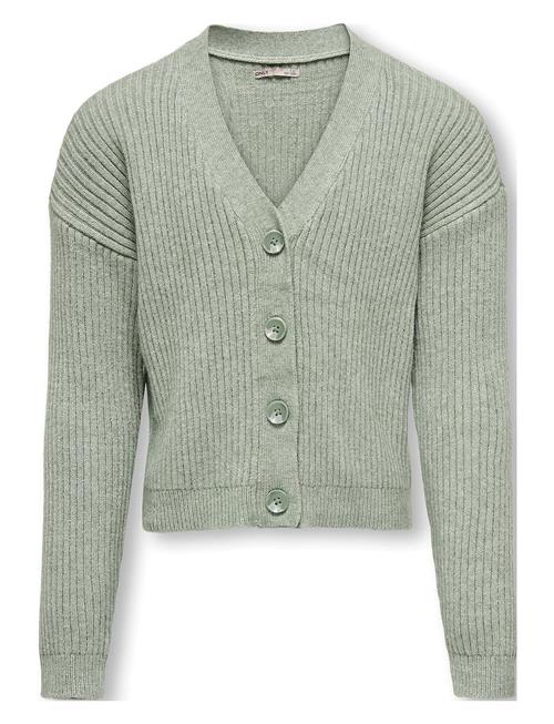 Kids Only Kogmandy Ls Short Boxy Cardigan Knt Noos Kids Only Green