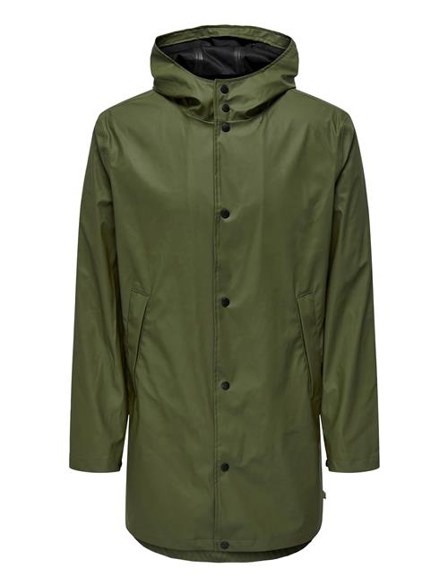 Onsluca Rain Coat Otw Noos ONLY & SONS Green