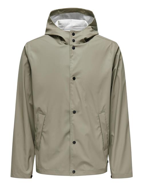 ONLY & SONS Onsluca Rain Jacket Otw Vd ONLY & SONS Beige