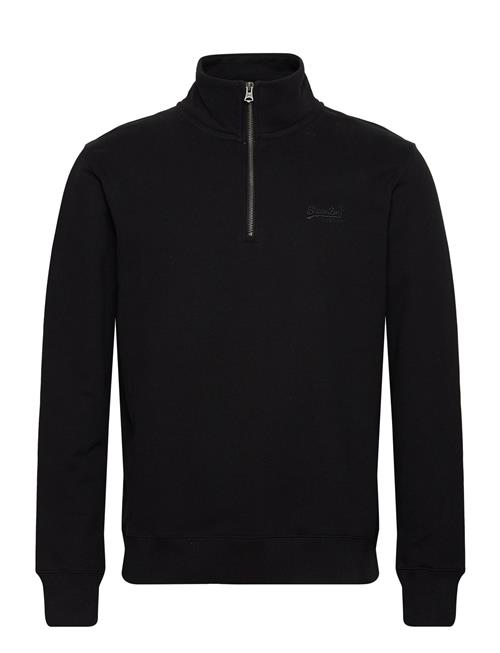 Essential Logo Half Zip Superdry Black