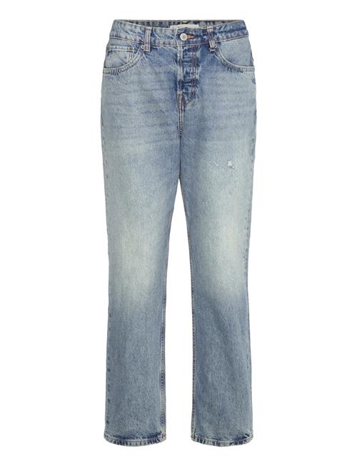 Loose Boyfriend-Style Jeans Mango Blue