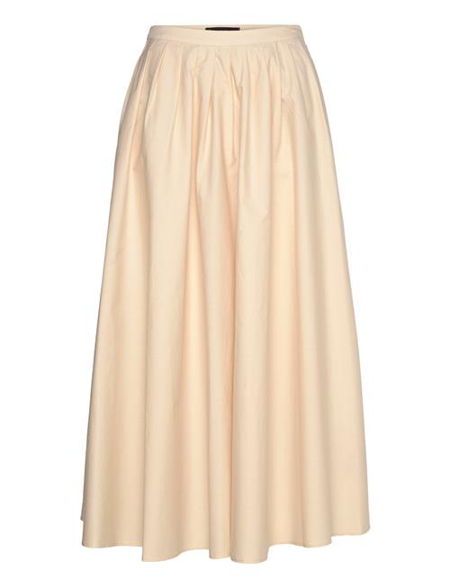 Mango Pleated Midi-Skirt Mango Beige