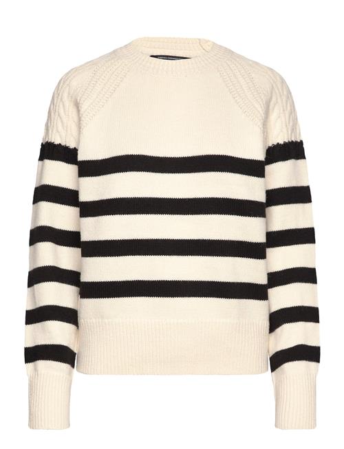 French Connection Quinley Stripe Jumper French Connection Cream