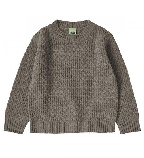 Se FUB Bluse - Uld - Sweater - Hazel Melange ved KidsWorld