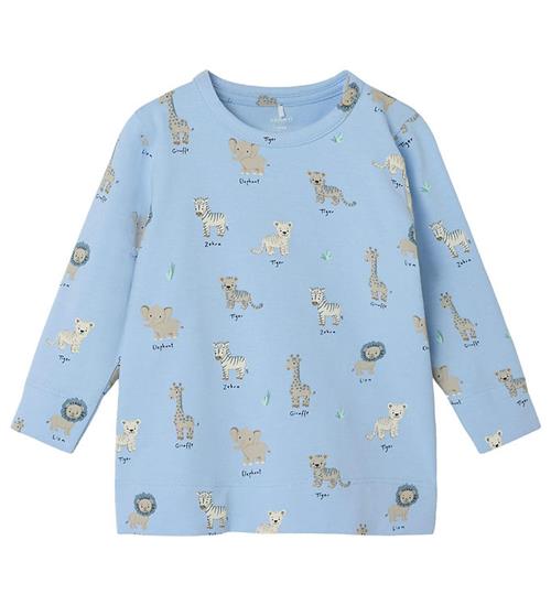 Se Name It T-shirt - NbmJann - Chambray Blue ved KidsWorld